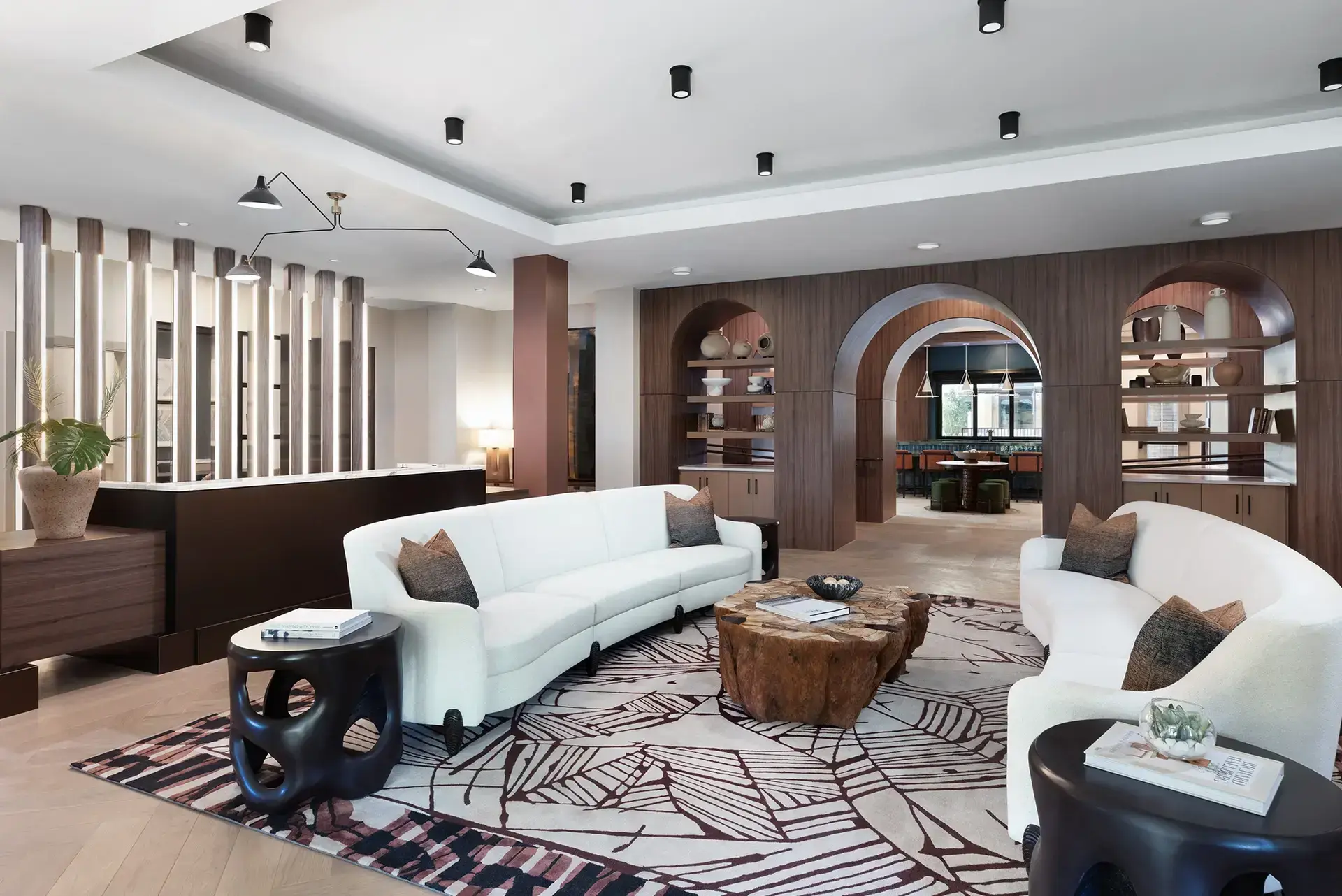 AVE Paradise Valley Lobby with white furniture