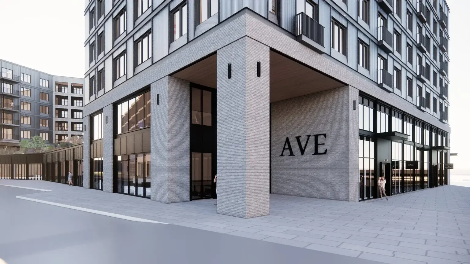 Navy Yard Chapel Block North Entrance rendering