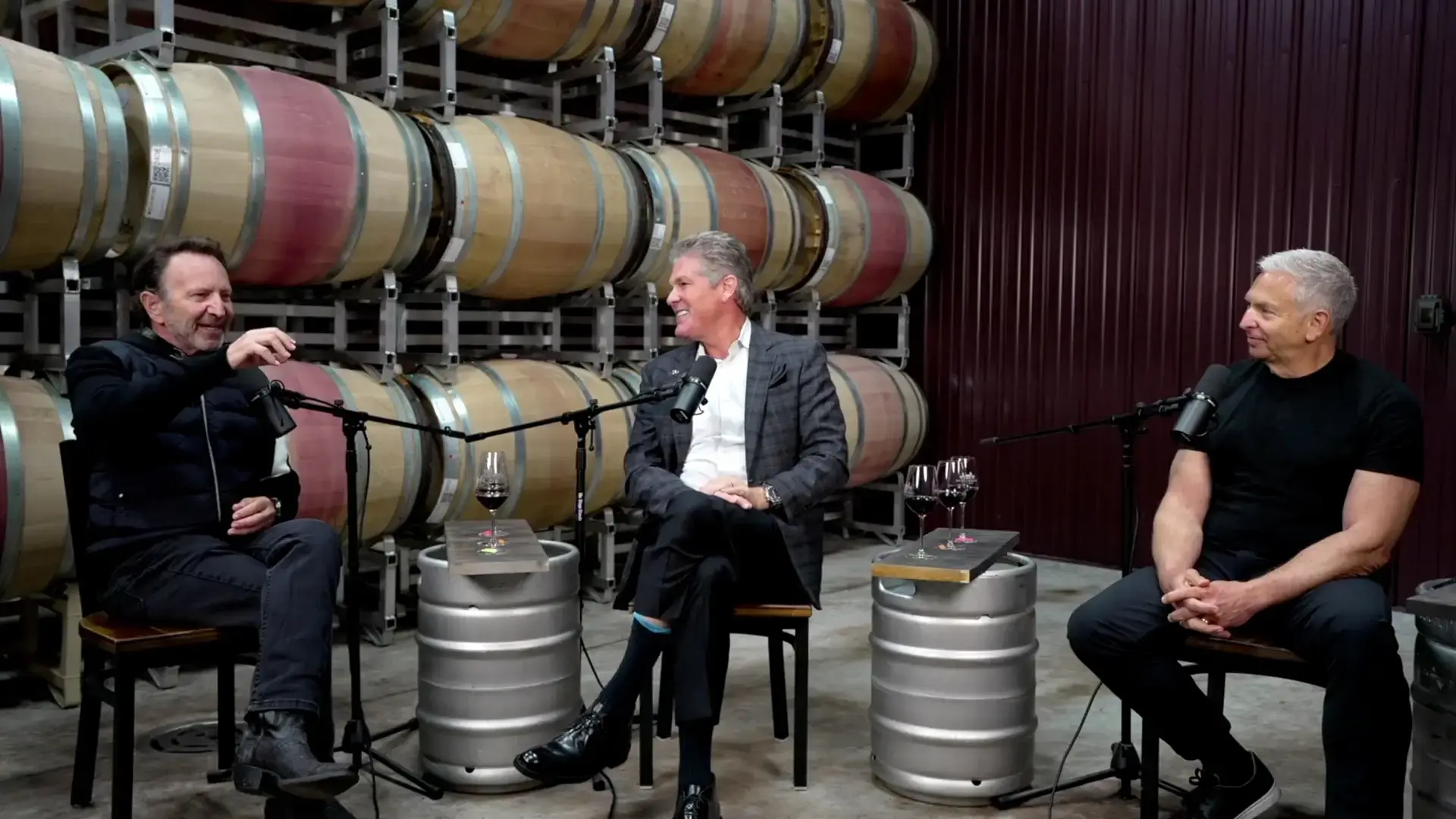 Bill Green, Larry Korman, Jerrold Colton sitting down for an interview