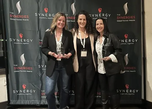 Synergy’s Product of the Year Award with AVE and AKA Representatives